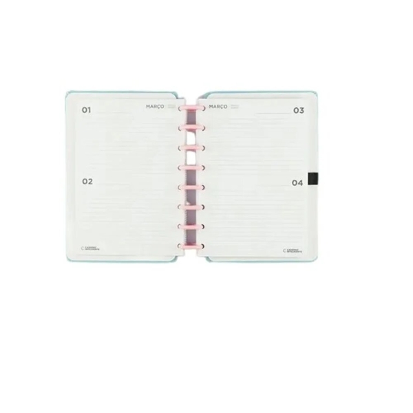 AGENDA INTELIGENTE AZUL PASTEL A5 - Imagem 2