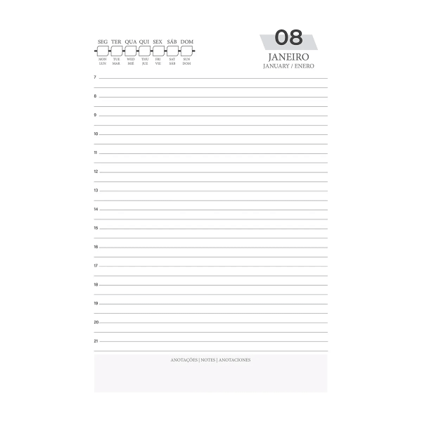AGENDA PERMANENTE COST ANIMATIVA 192FLS MASTER - Imagem 2