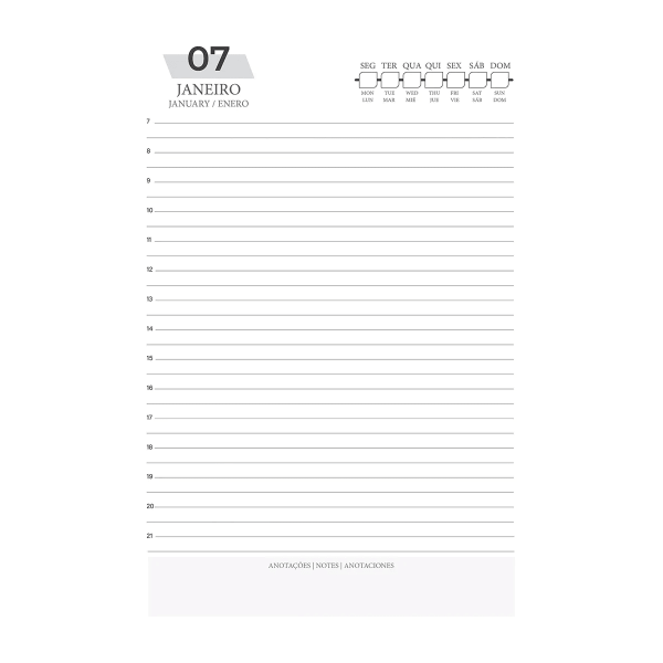 AGENDA PERMANENTE COST ANIMATIVA 192FLS MASTER - Imagem 3