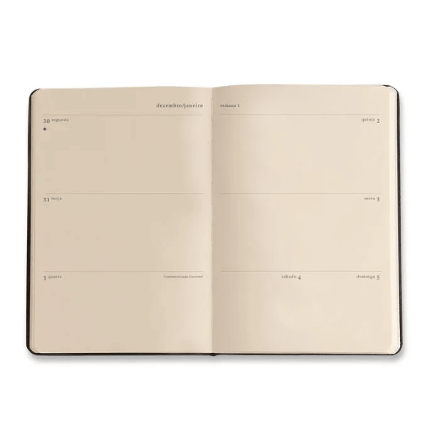AGENDA PLANNER CICERO 14X21 BOSSA NOVA PONTOS OFF WHITE - Imagem 3