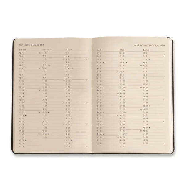 AGENDA PLANNER CICERO 14X21 BOSSA NOVA PONTOS OFF WHITE - Imagem 4