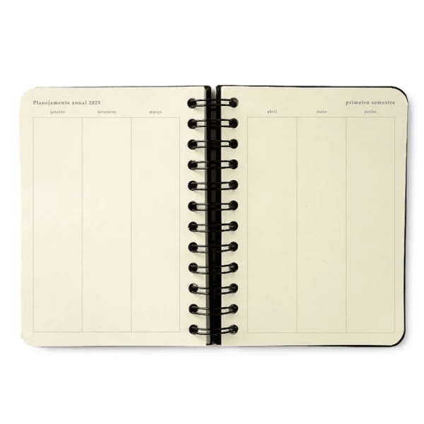 AGENDA PLANNER WIRE-O CICERO 11,5X16 CLASSICA DIARIA VERDE - Imagem 4