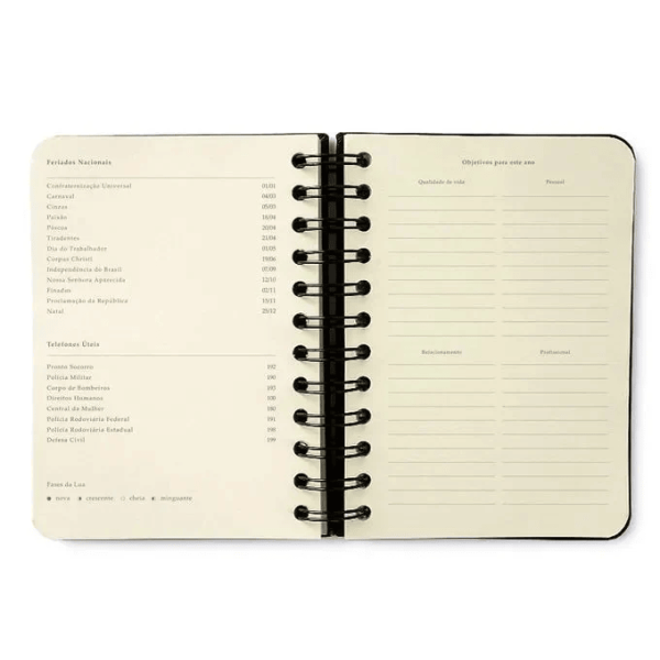 AGENDA PLANNER WIRE-O CICERO 11,5X16 MELISSA - Imagem 3