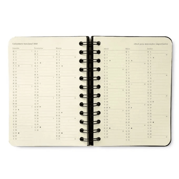 AGENDA PLANNER WIRE-O CICERO 11,5X16 MELISSA - Imagem 4
