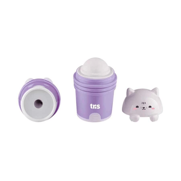 APONTADOR COM DEPOSITO COM BORRACHA TRIS KITTY SORTIDO - Imagem 2
