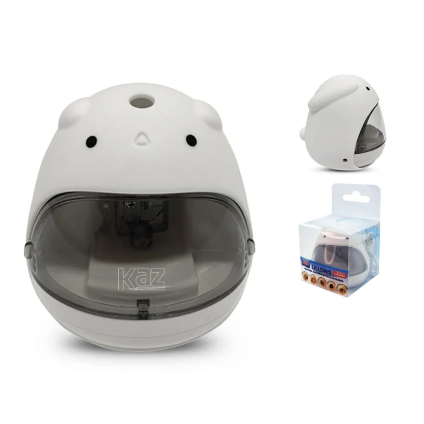 APONTADOR DE MESA AUTOMATICO KAZ LILLOWS COELHINHO BRANCO