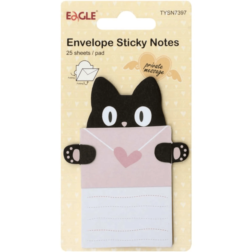 BLOCO ADESIVO EAGLE GATO 25FLS