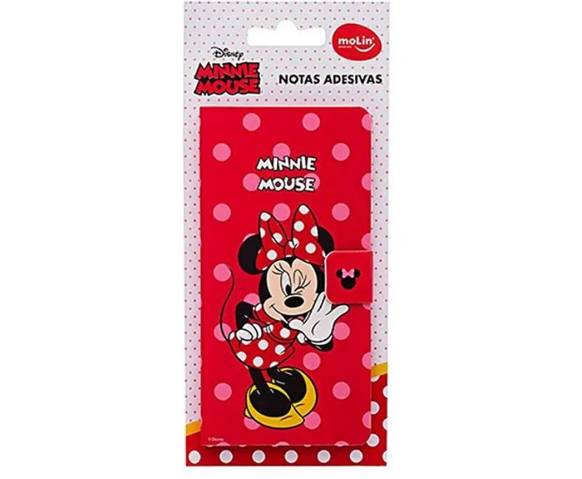 BLOCO NOTAS ADESIVAS CADERNO MOLIN MINNIE