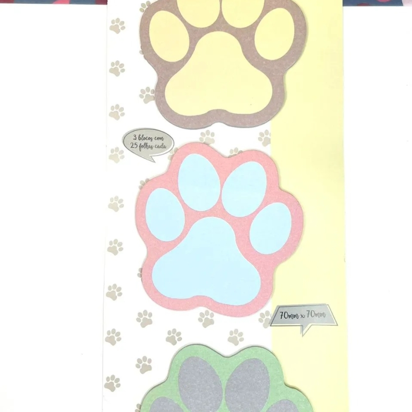 BLOCO SMART NOTES TOKENS BRW 70X70MM PET 25FLS 3BLOCOS