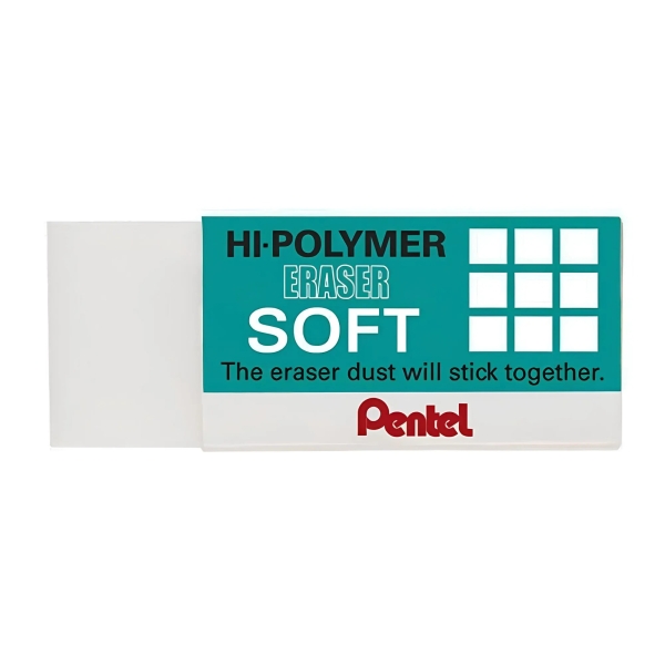 BORRACHA BRANCA HI-POLYMER SOFT PENTEL
