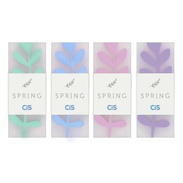 BORRACHA CIS SPRING CORES PASTEIS SORTIDO