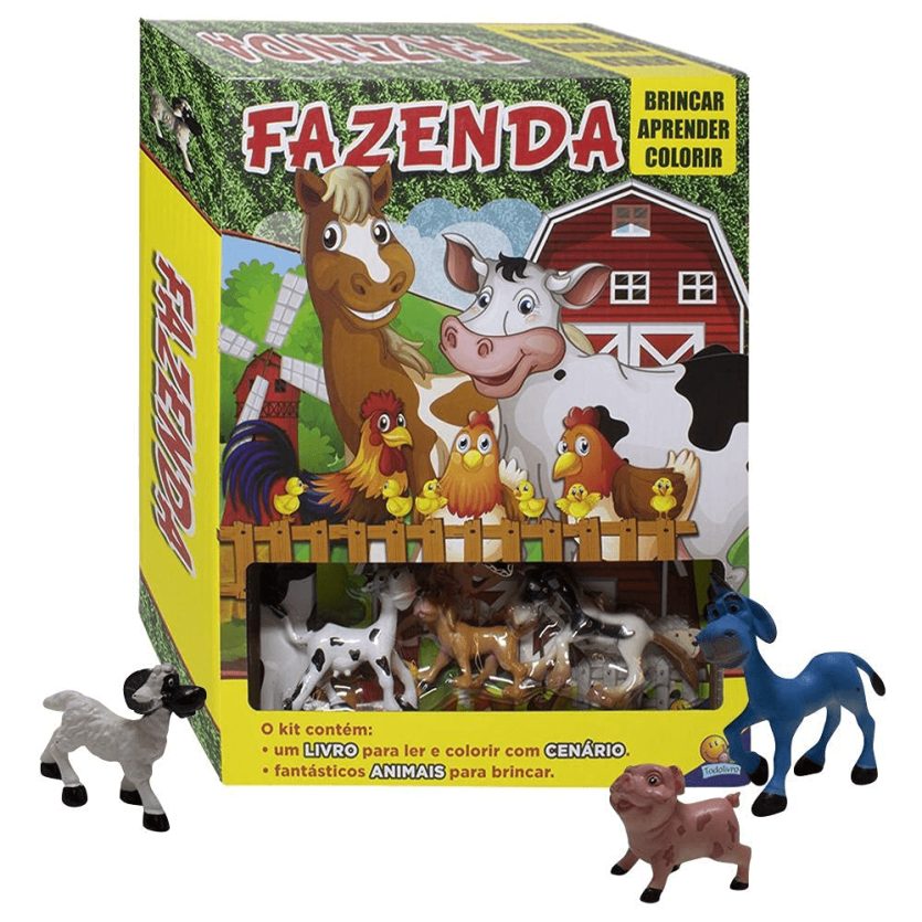 BRINCAR APRENDER COLORIR II TODOLIVRO FAZENDA