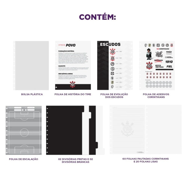 CADERNO INTELIGENTE CORINTHIANS FIEL - Imagem 3
