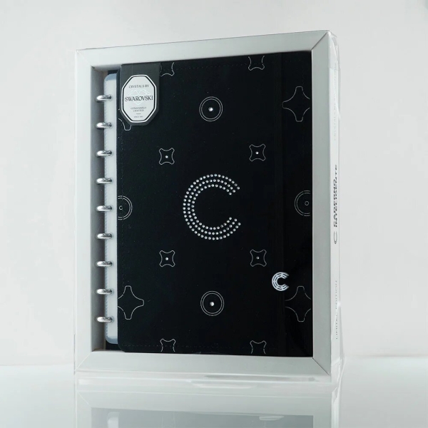 CADERNO INTELIGENTE MEDIO SWAROVISK MONOGRAM BLACK - Imagem 2