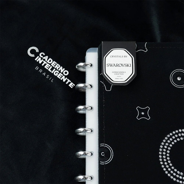 CADERNO INTELIGENTE MEDIO SWAROVISK MONOGRAM BLACK - Imagem 3