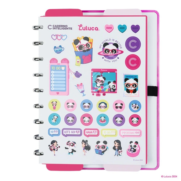 CADERNO INTELIGENTE PANDALU GLOW BY LULUCA - Imagem 3