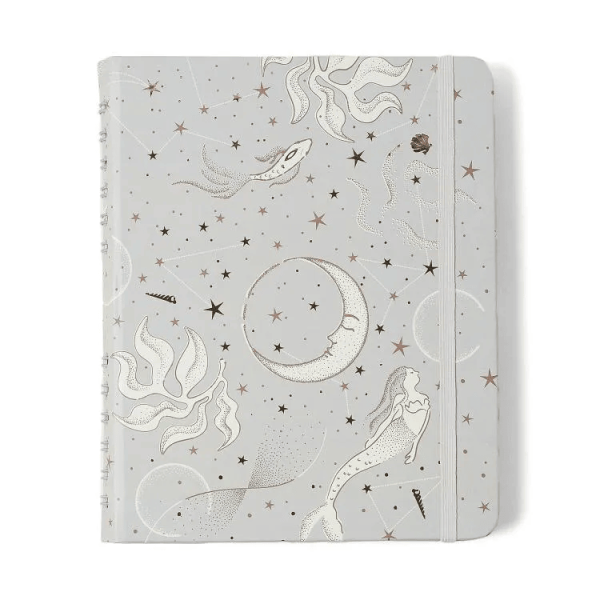 CADERNO ORGANIZADOR CICERO A5 ASTRAL MARE OFF WHITE