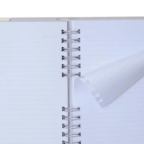 CADERNO ORGANIZADOR CICERO A5 ASTRAL MARE OFF WHITE - Imagem 2