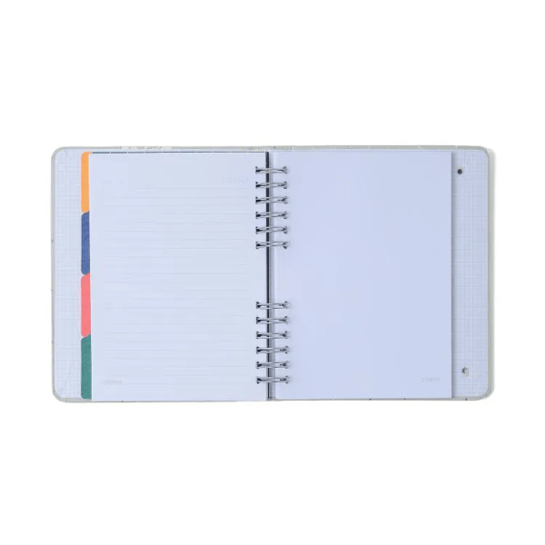 CADERNO ORGANIZADOR CICERO A5 ASTRAL MARE OFF WHITE - Imagem 4