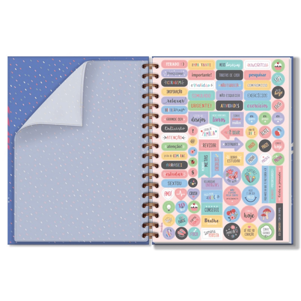 CADERNO PAUTA E PONTO FINA IDEIA PRIMAVERA - Imagem 2