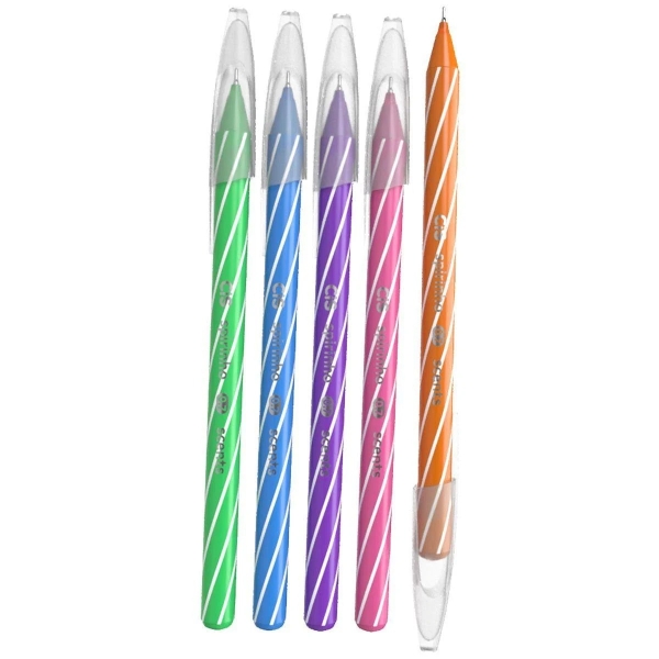 CANETA CIS SPIRINHO SCENTS ESTOJO 5 CORES - Imagem 2
