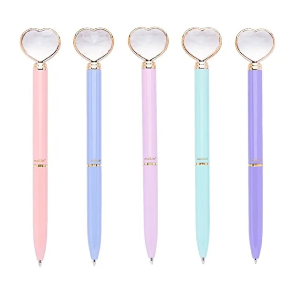 CANETA CORACAO DIAMANTE MOLIN CANDY