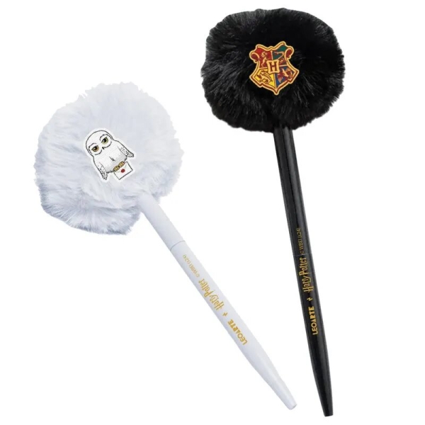 CANETA CORPO METAL POMPOM LEO E LEO HARRY POTTER SORTIDO