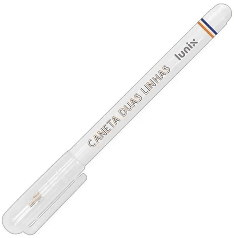 CANETA DUAS LINHAS TILIBRA LUNIX SORTIDO