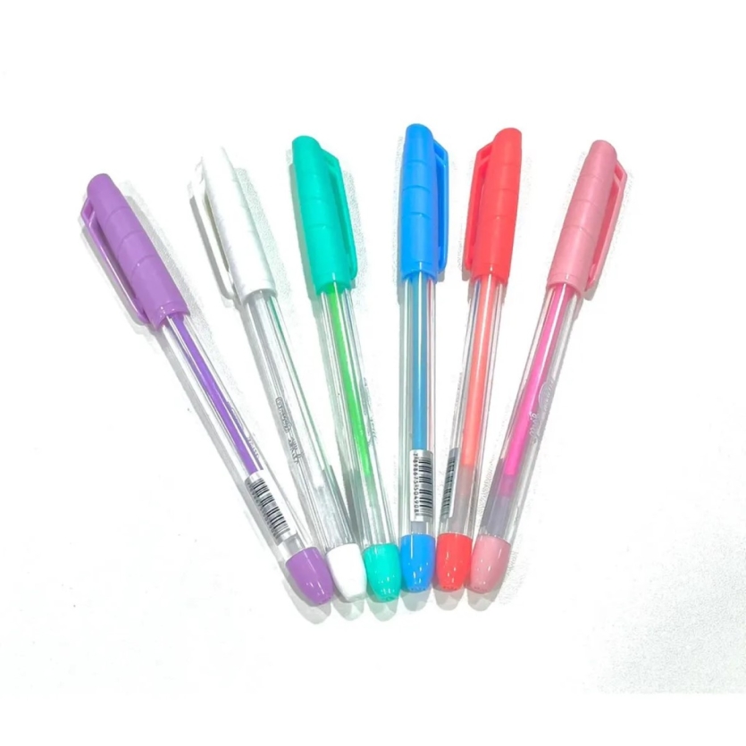 CANETA ESFEROGRAFICA GEL BRW 1.0MM PASTEL SORTIDO