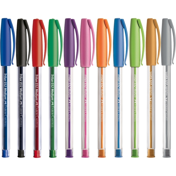 Caneta Esferográfica Faber-Castell Trilux 032