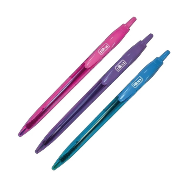 Caneta Esferográfica Tilibra Retrátil Max Neon 1.0MM