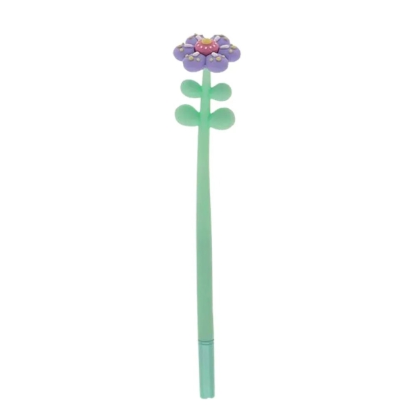 CANETA GEL MOLIN FLOWERS 0.5MM ESCRITA PRETA SORTIDO - Imagem 2