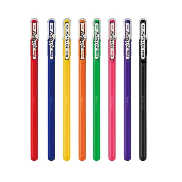 Caneta Gel Pentel Roller Mattehop 1.0mm