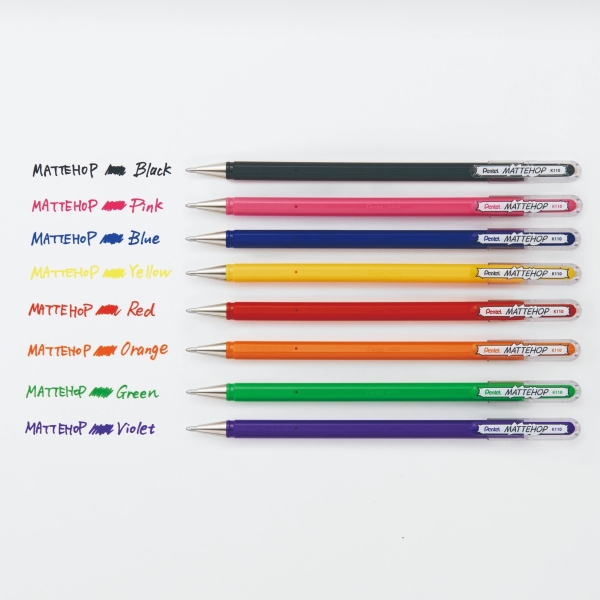 Caneta Gel Pentel Roller Mattehop 1.0mm - Imagem 2