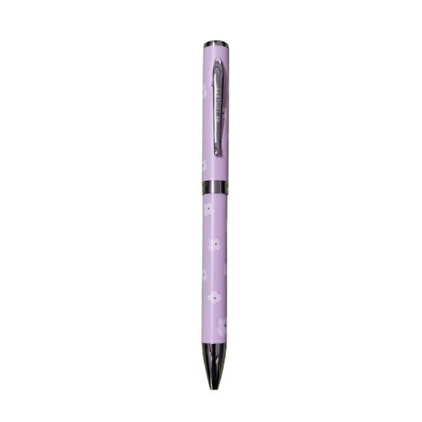 CANETA PREMIUM POSITIVE VIBES FLORES CORPO EM METAL - Imagem 2