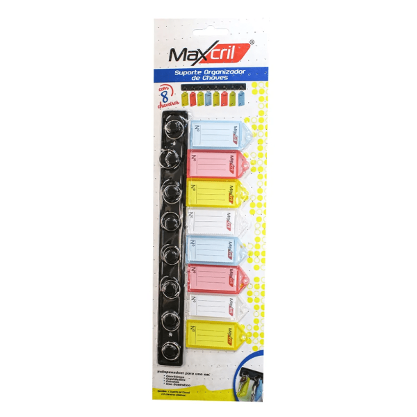 CHAVEIRO COM SUPORTE 8UNDS MAXCRIL