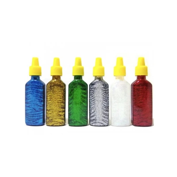 COLA GLITTER 23G ACRILEX 6CORES - Imagem 2