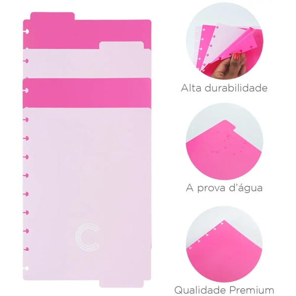 DIVISORIAS CI DUO PINK A5 - Imagem 2