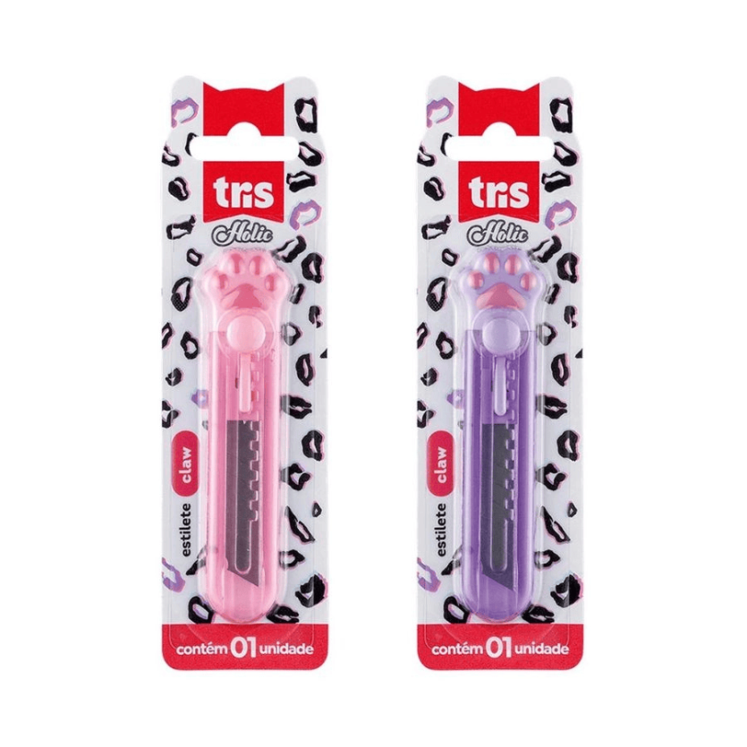 ESTILETE CLAW PLAST TRIS HOLIC PETS PATINHA SORTIDO