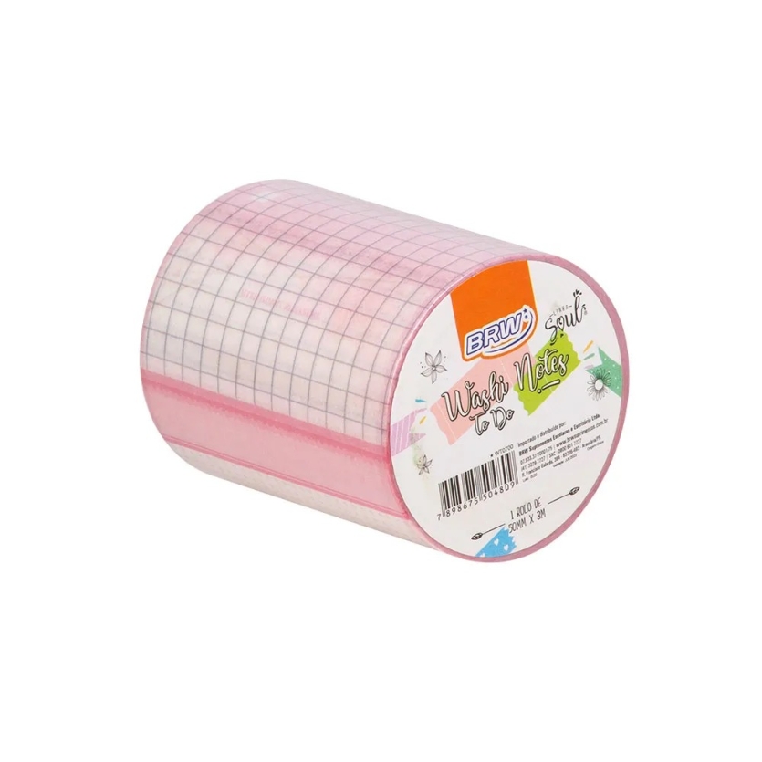 FITA ADESIVA WASHI TAPE BRW TO DO 50MMX3M