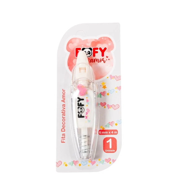 FITA DECORATIVA FOFY AMOR CORACOES