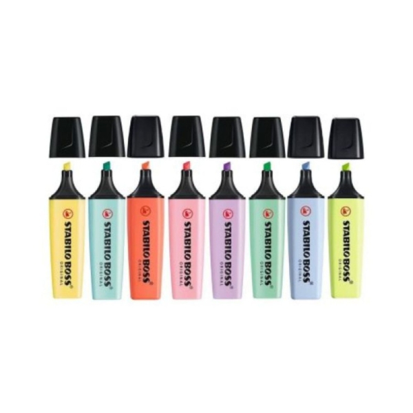 STABILO BOSS PASTEL KIT 8 CORES - Imagem 2