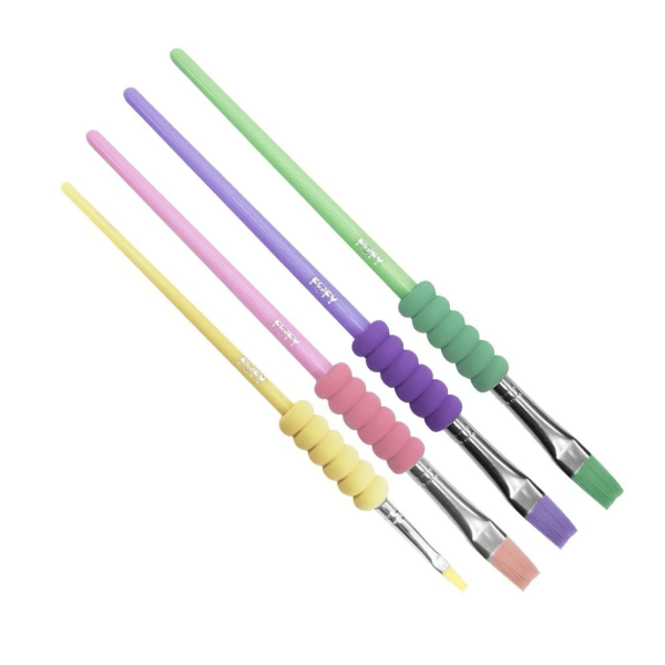 KIT PINCEL PARA PINTURA FOFY TOM PASTEL - Imagem 2