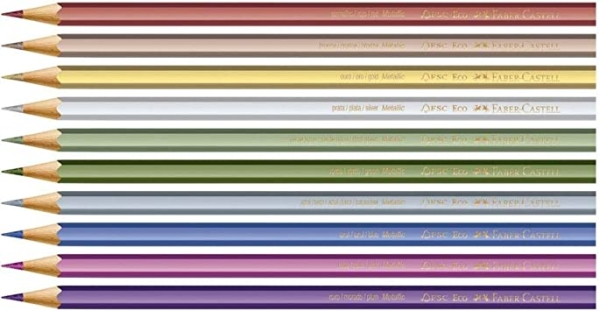 LAPIS 10 CORES FABER CASTELL METALLIC - Imagem 2