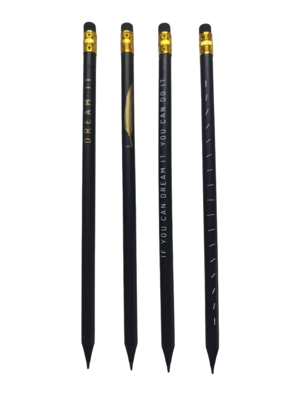 LAPIS HB REDONDO COM BORRACHA OTIMA NOIR SORTIDO