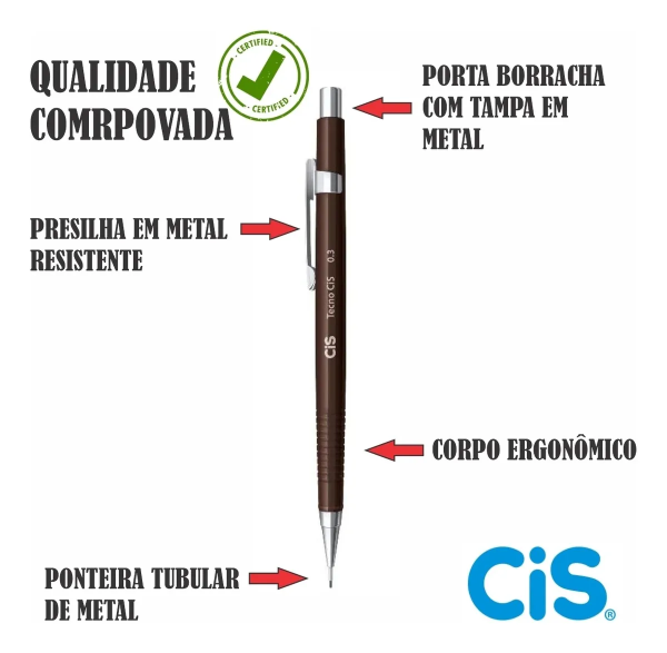 LAPISEIRA 0.3 CIS TECNOCIS TECNICA - Imagem 2