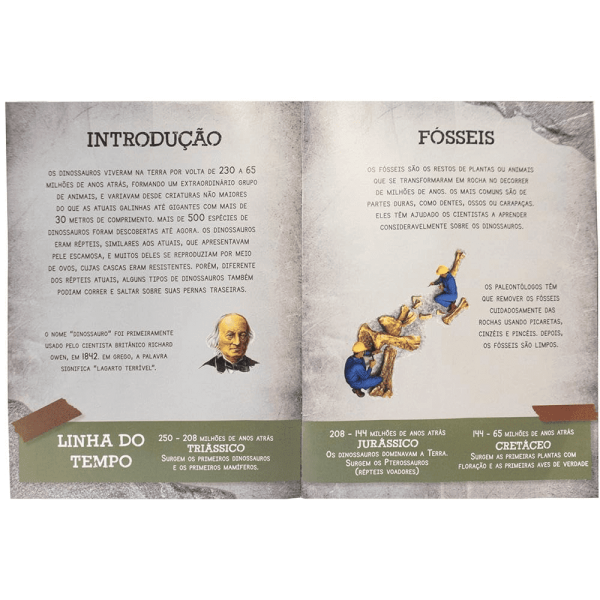 LIVRO LEIA E BRINQUE O MUNDO DOS DINOSSAUROS - Imagem 2