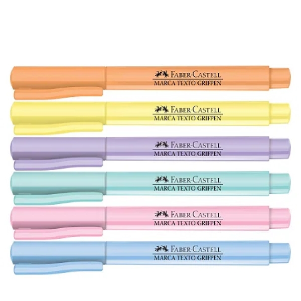Marca Texto Faber Castell Grifpen Tons Pastel