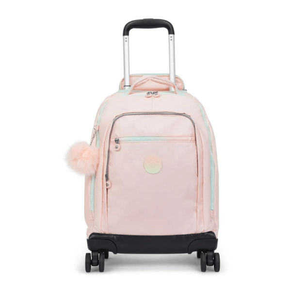 MOCHILA DE RODINHAS KIPLING NEW ZEA BLUSH MET