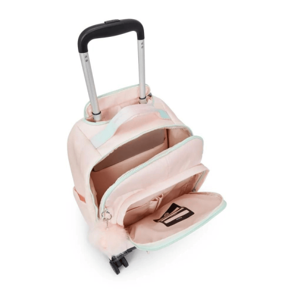 MOCHILA DE RODINHAS KIPLING NEW ZEA BLUSH MET - Imagem 3